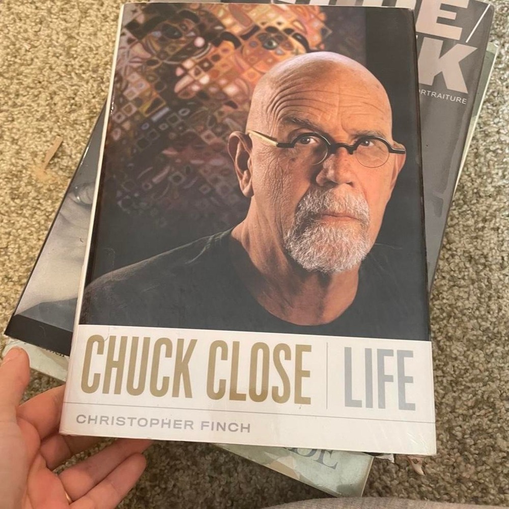 Chuck Close: Life by Christopher Finch Hardcover Book Coffee Table Art
